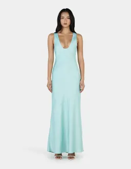 Ownley Lauren Maxi Dress Blue Size 10 for rent on The Volte - image 1