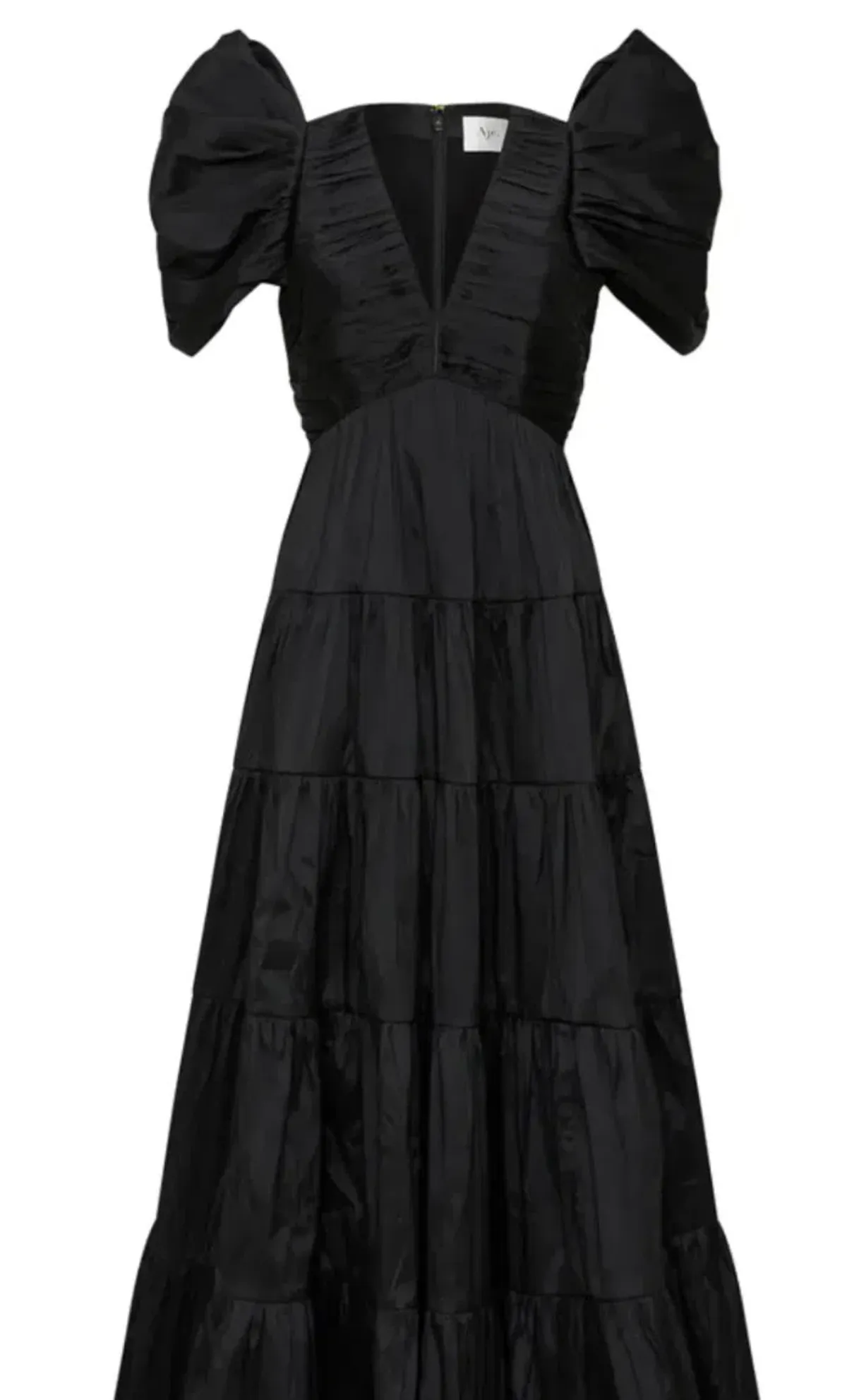 Aje Statuesque Tiered Gown Black Size AU 6 - Image 3