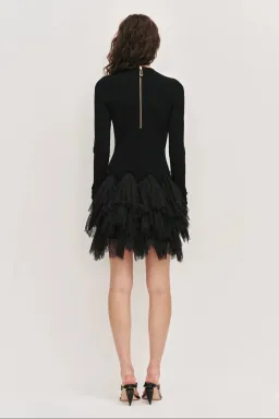 Aje Thalia Knit Mini Dress - size M for rent on The Volte - image 3