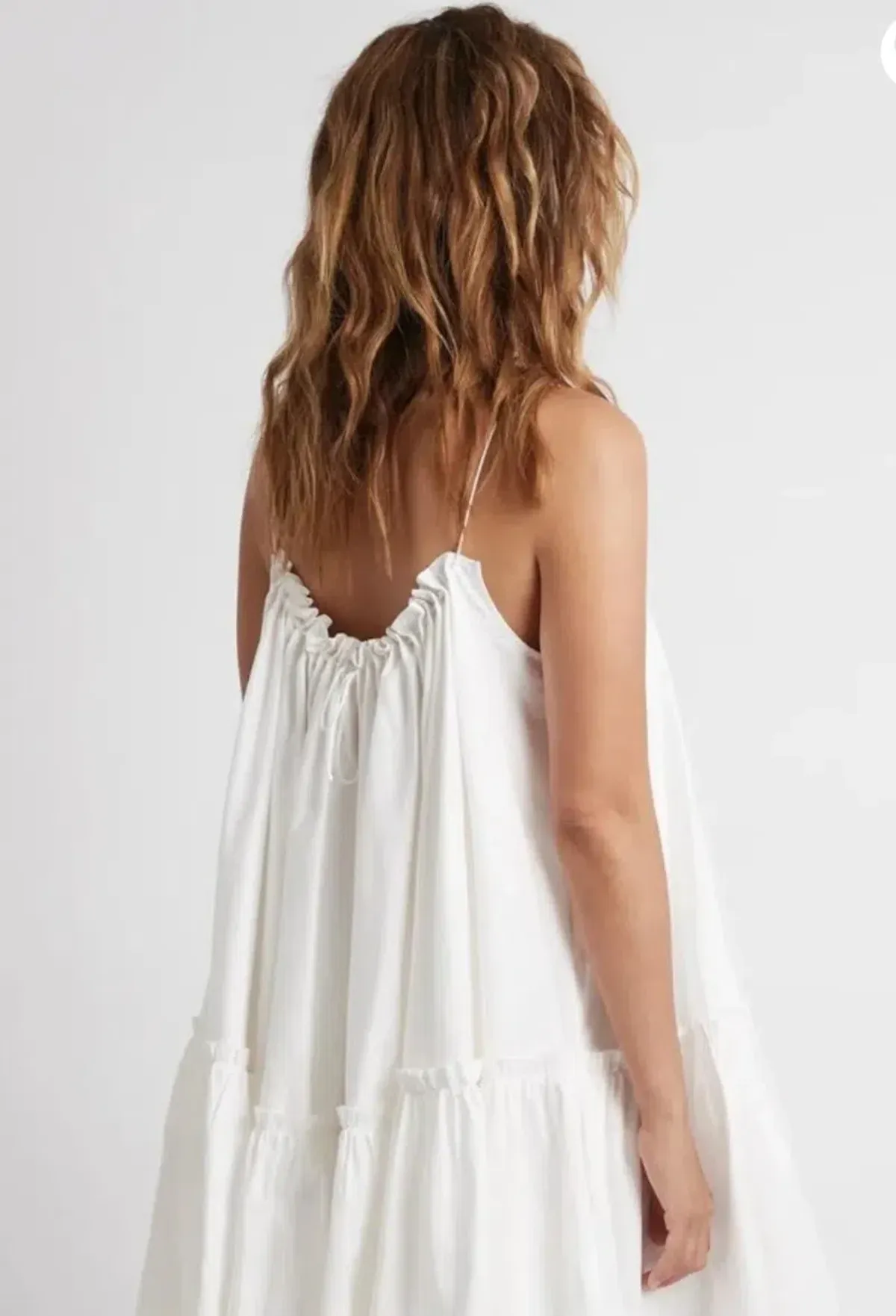 Aje Midsummer Swing Dress Ivory size 8 - Image 2