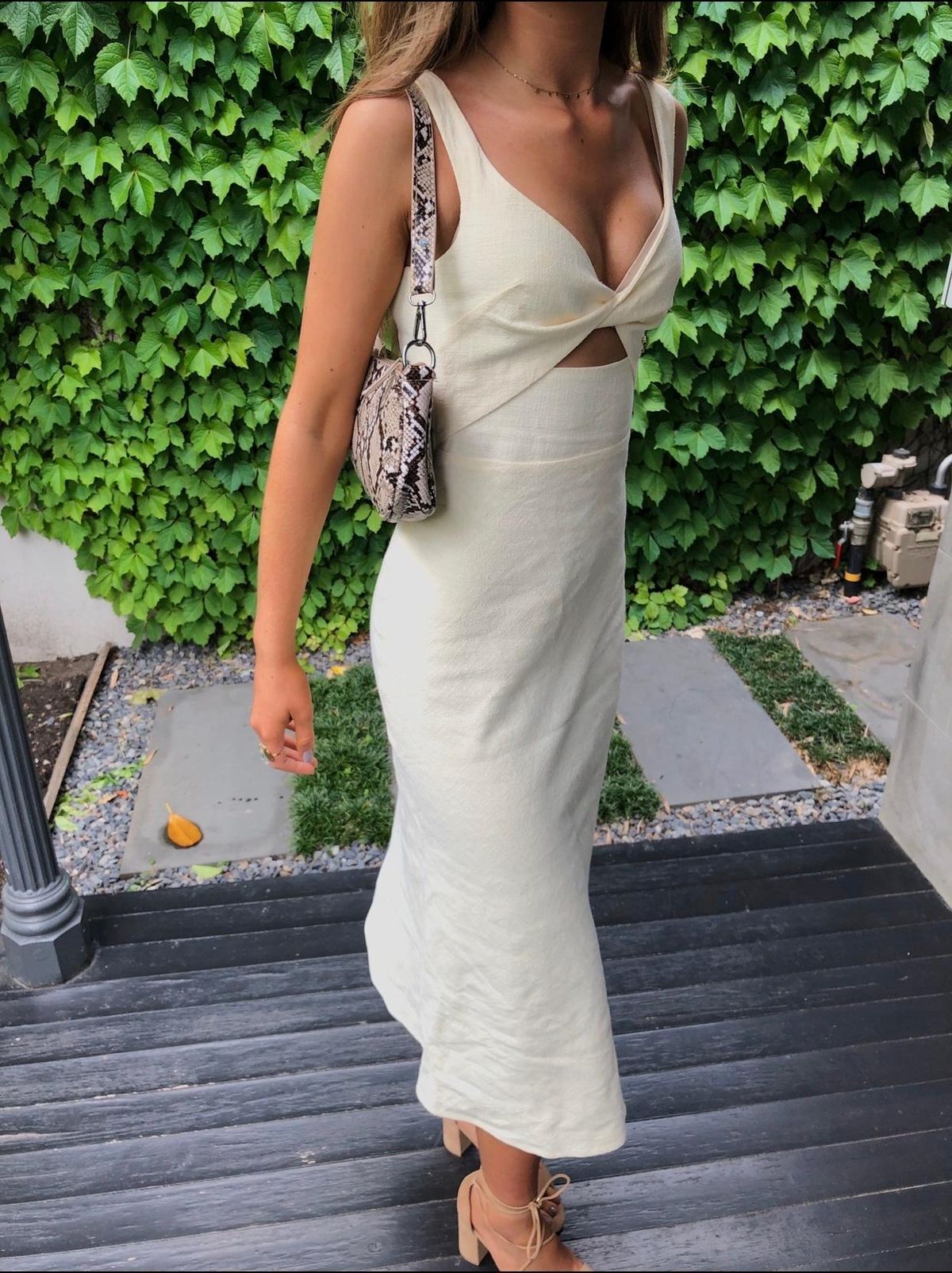 Bec & Bridge ANA MIDI DRESS - BUTTER size 6 - Image 3