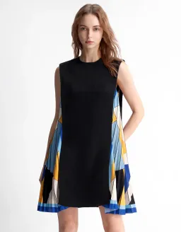 Saturday Club Side Printed Pleated Mini Dress Size 8 for rent on The Volte - image 2