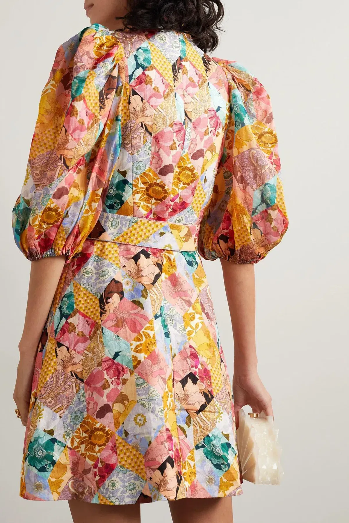 ZIMMERMANN TEMPO KALEIDOSCOPE MINI DRESS PRINT SIZE 1/ AU 10 - Image 2