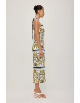 Aje Studio Rio Halter Maxi Dress Print Size 10 for rent on The Volte - image 2