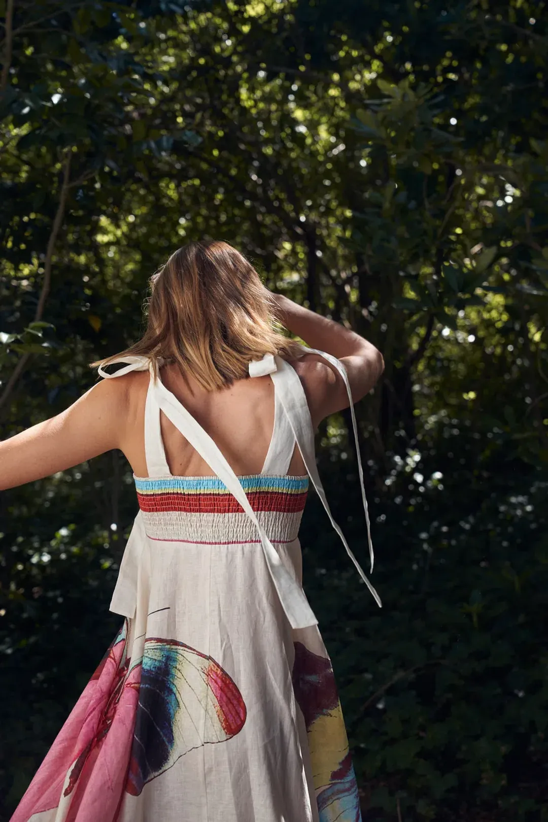 Aston Studio Pippa Dress – Cloud Papillon for rent on The Volte - main image