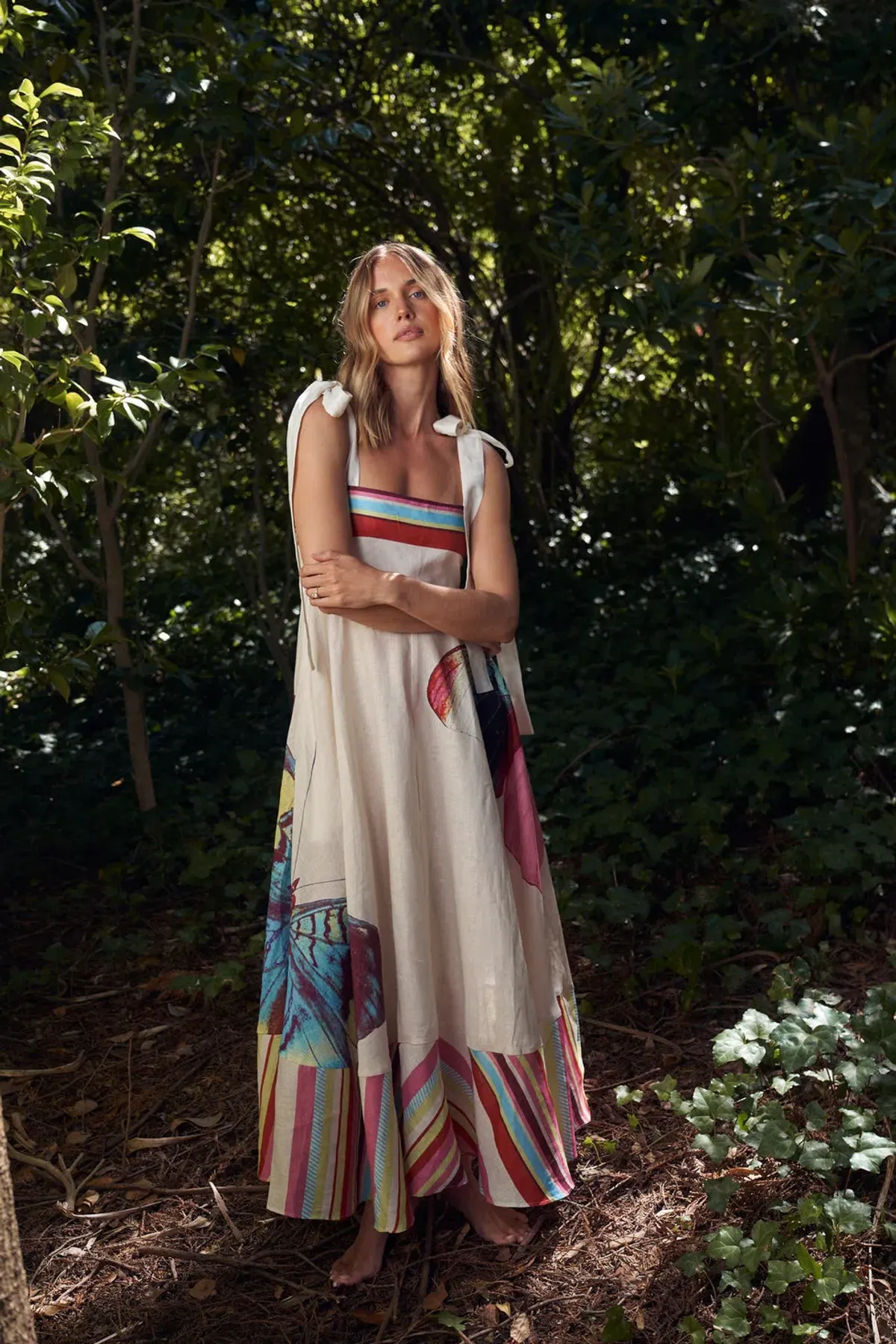 Aston Studio Pippa Dress – Cloud Papillon for rent on The Volte - main image