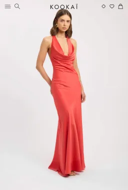 Palermo Cowl Maxi Dress for rent on The Volte - image 3