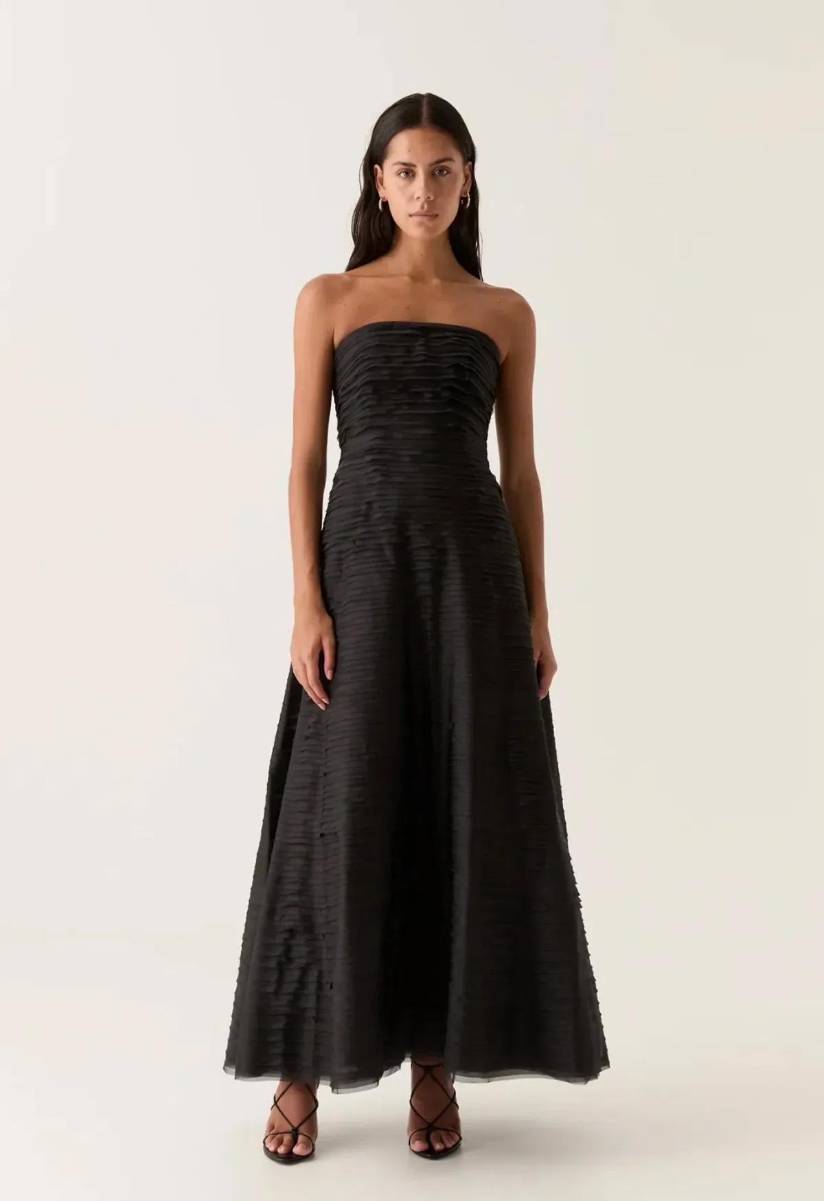 AJE - Soundscape Maxi Dress in Black Size 6 for rent on The Volte - main image