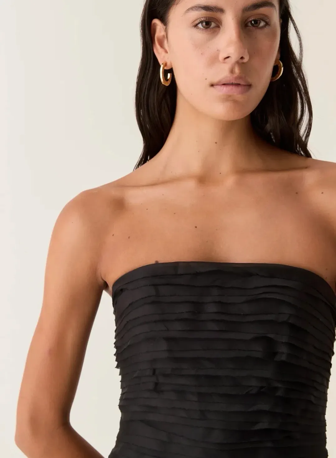 AJE - Soundscape Maxi Dress in Black Size 6 for rent on The Volte - main image