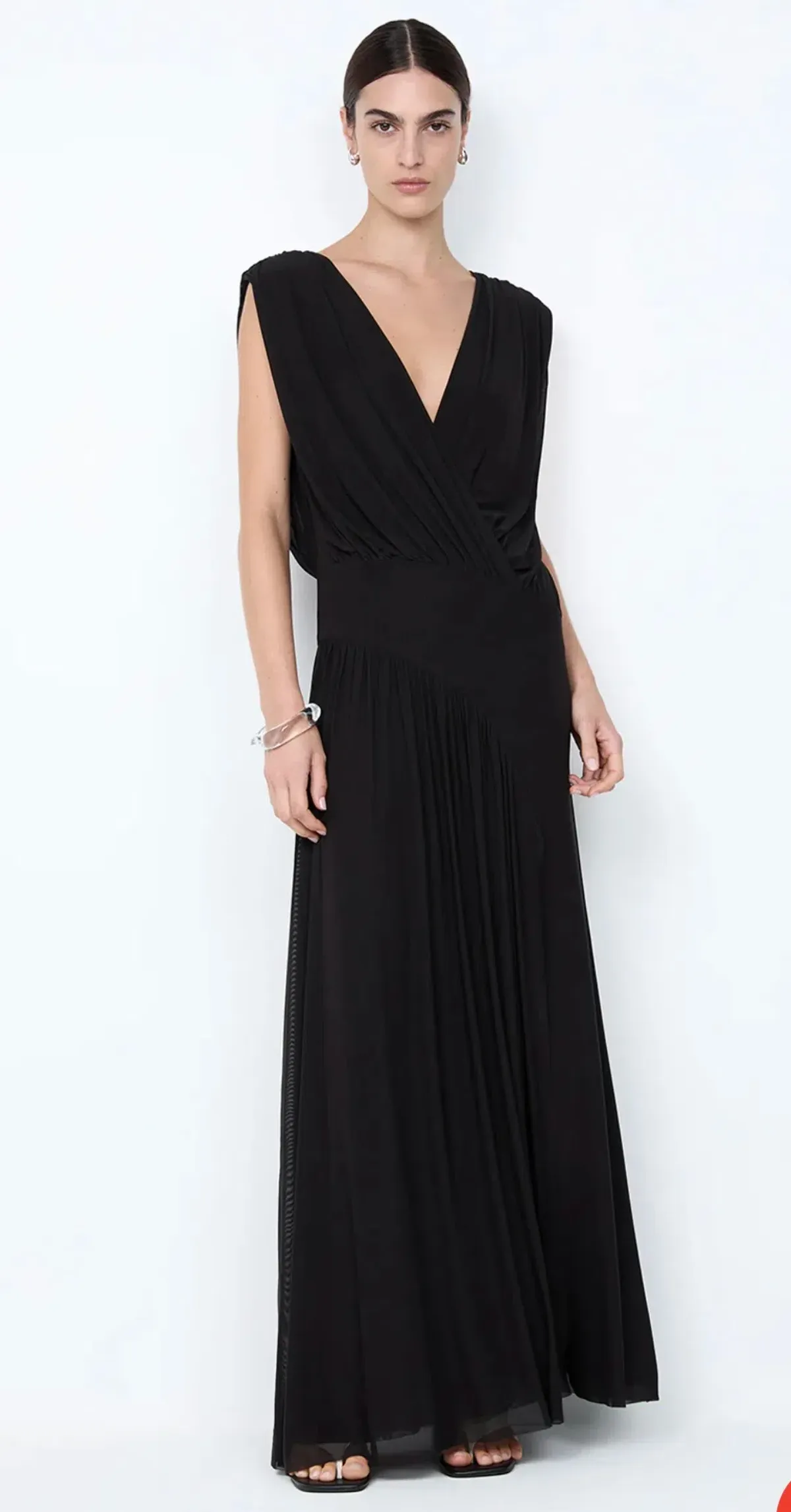 Bec & Bridge - Ashlan V NeckMaxi in Black Size 14 for rent on The Volte - main image