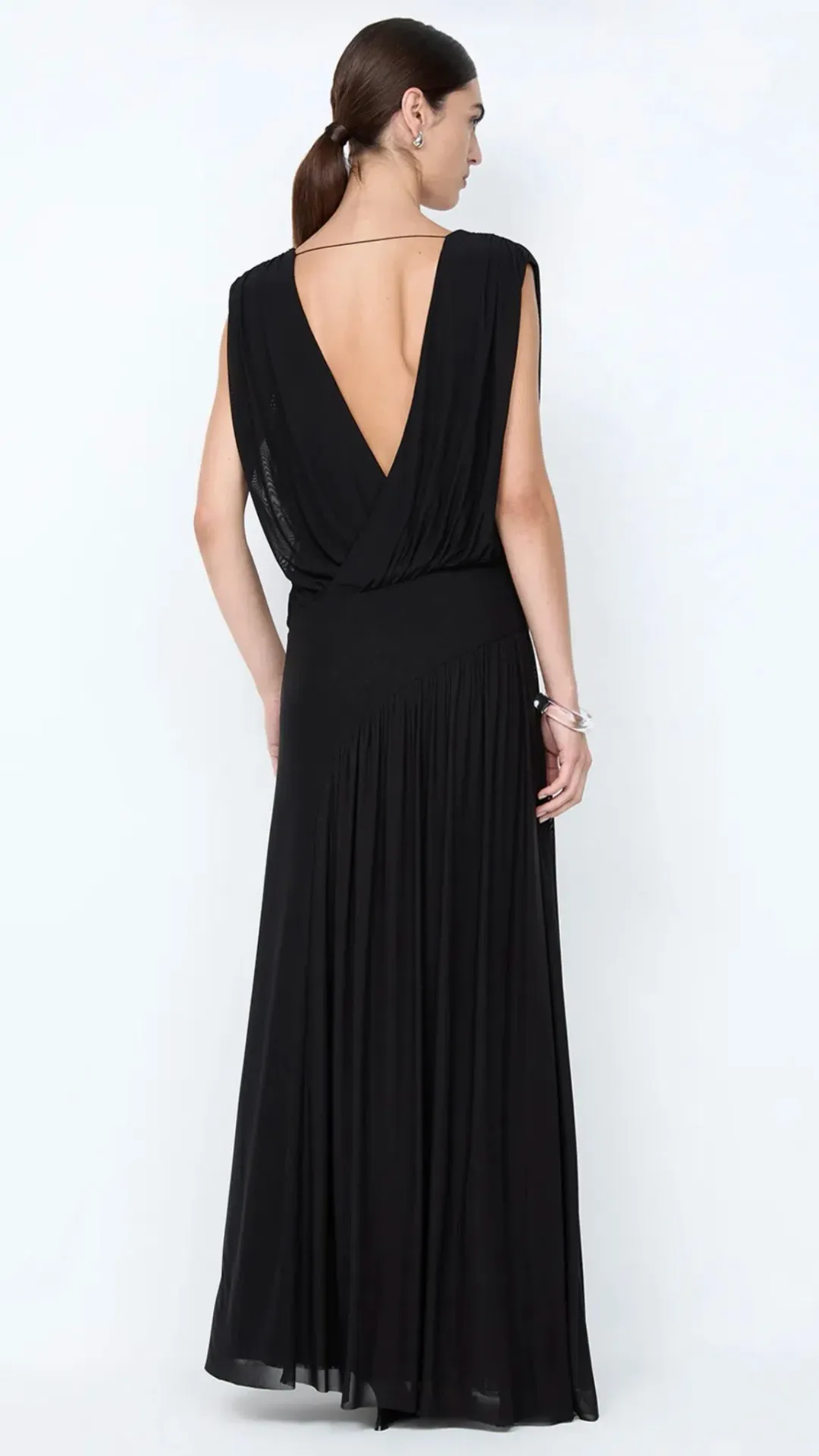 Bec & Bridge - Ashlan V NeckMaxi in Black Size 14 for rent on The Volte - main image