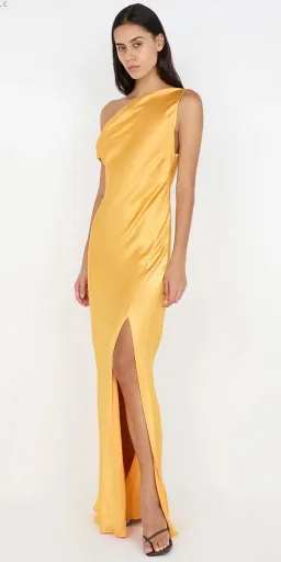 Bec & Bridge - Sol Asym Maxi Dress in Mango Sz 10 for rent on The Volte - image 2