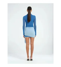 Benni Kingsley Mini Dress in Blue Size AU10 for rent on The Volte - image 3