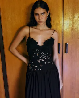 Hansen and Gretel Stephanie Maxi Dress Black Size XS / AU 6 for rent on The Volte - image 2