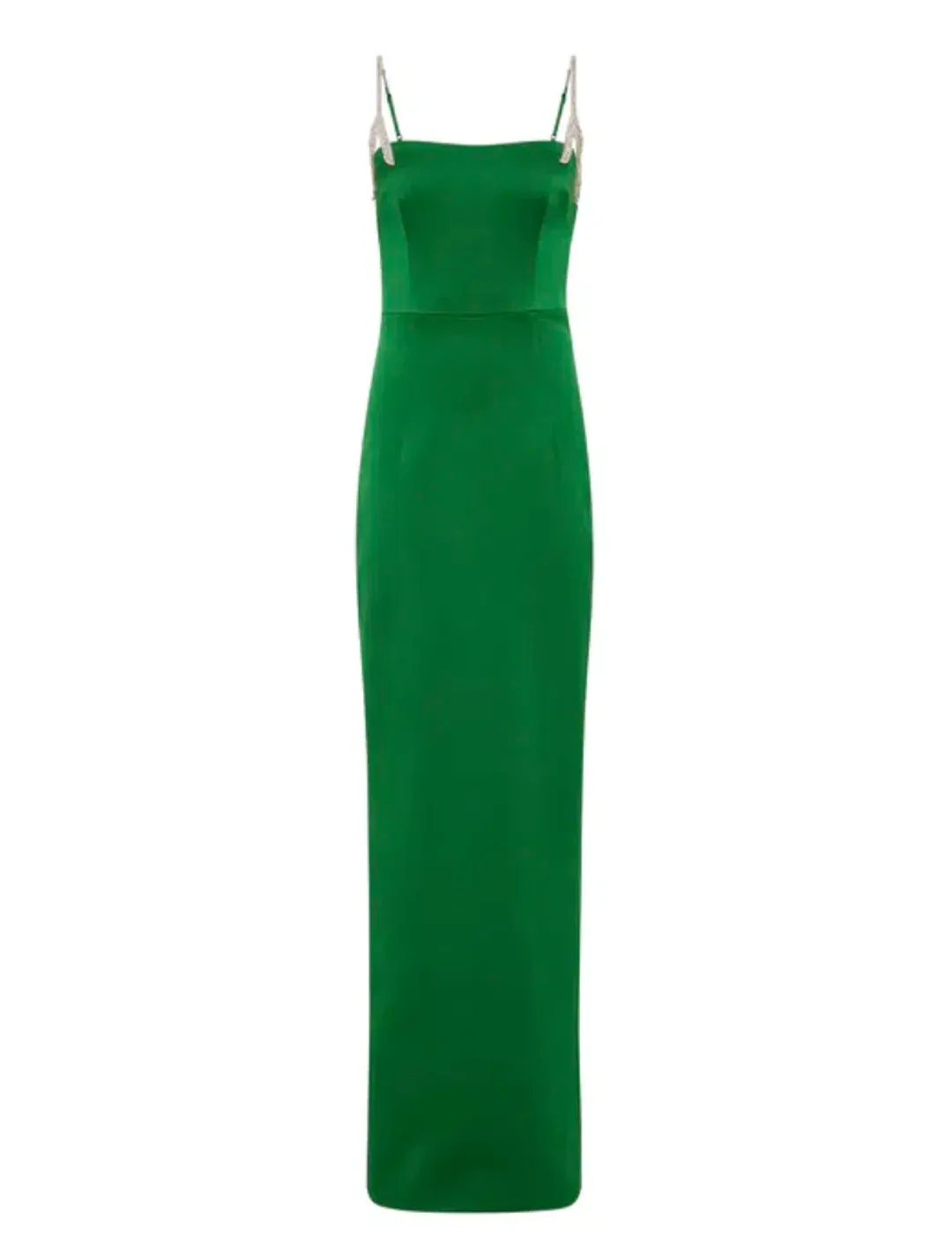 Rachel Gilbert Leora Gown in Emerald Green with Crystal Embellishments Size 1 / AU 8 | Formal dress for rent on The Volte - main image