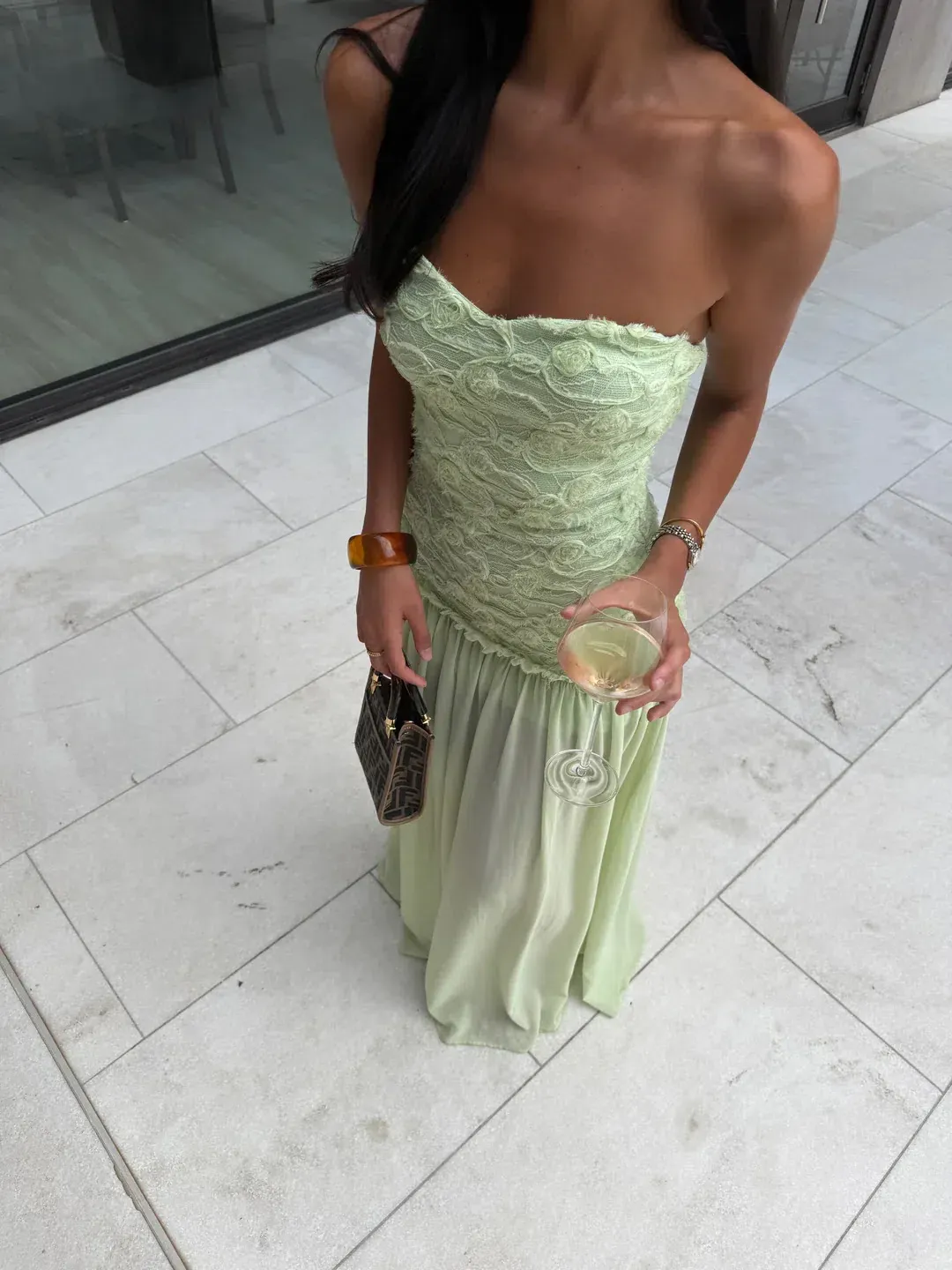 Jefre Sei Renata Maxi Dress in Size S for rent on The Volte - main image