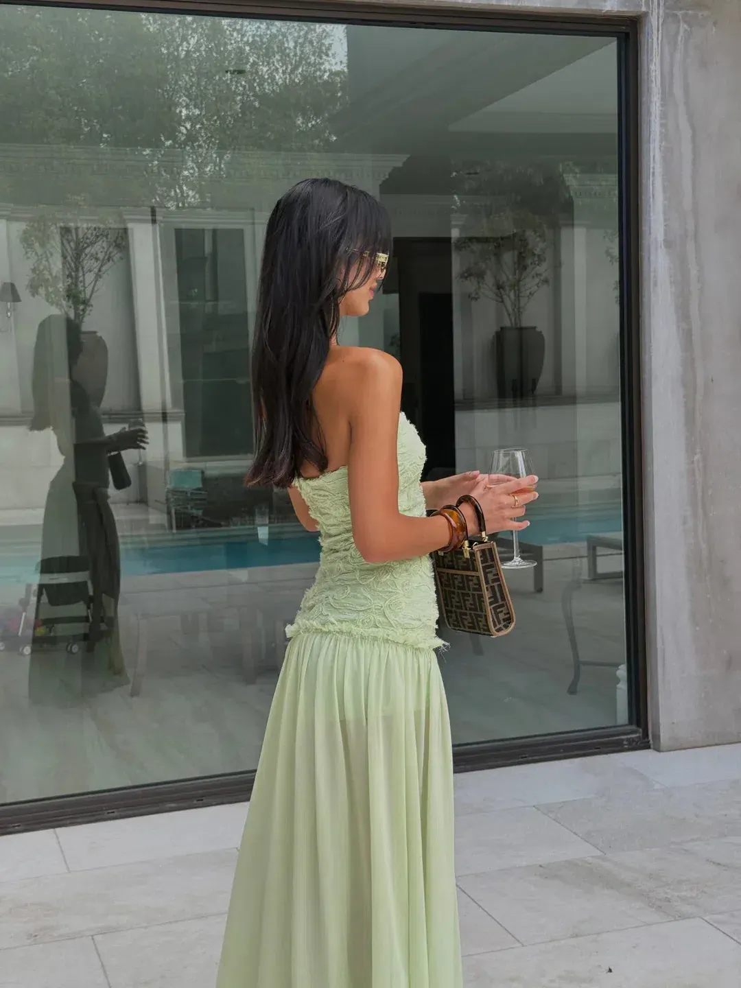 Jefre Sei Renata Maxi Dress in Size S for rent on The Volte - main image