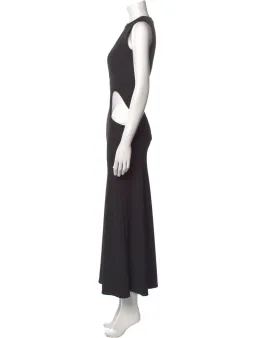 Christopher Esber Cut Out Maxi dress Black size 6 XS for rent on The Volte - image 3