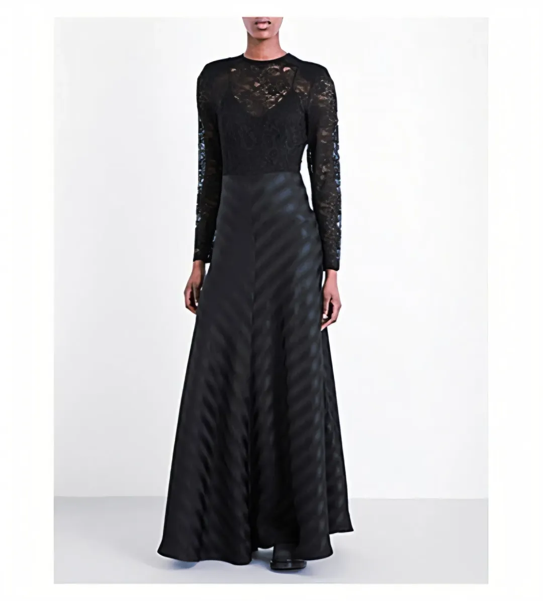 Ganni Kendall Silk and Lace Gown for rent on The Volte - main image