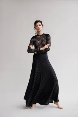 Ganni Kendall Silk and Lace Gown for rent on The Volte - image 4