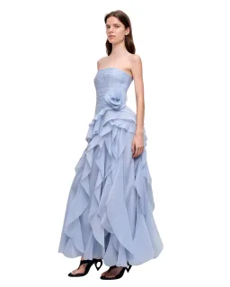 Aje Canyon Gown Cloud Blue Size 10 for rent on The Volte - image 2