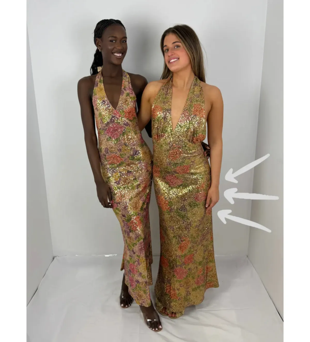 Fait Par Foutch Liana Gown in Fleur Sequin (Original Version) Size M/AU10 - Image 3