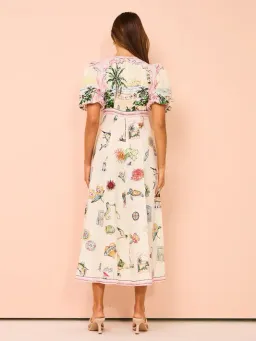 Alemais Sunset Midi Dress Size AU 16 for rent on The Volte - image 5