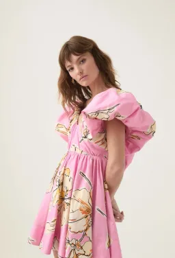 Greta Bow Back Mini Dress for rent on The Volte - image 4