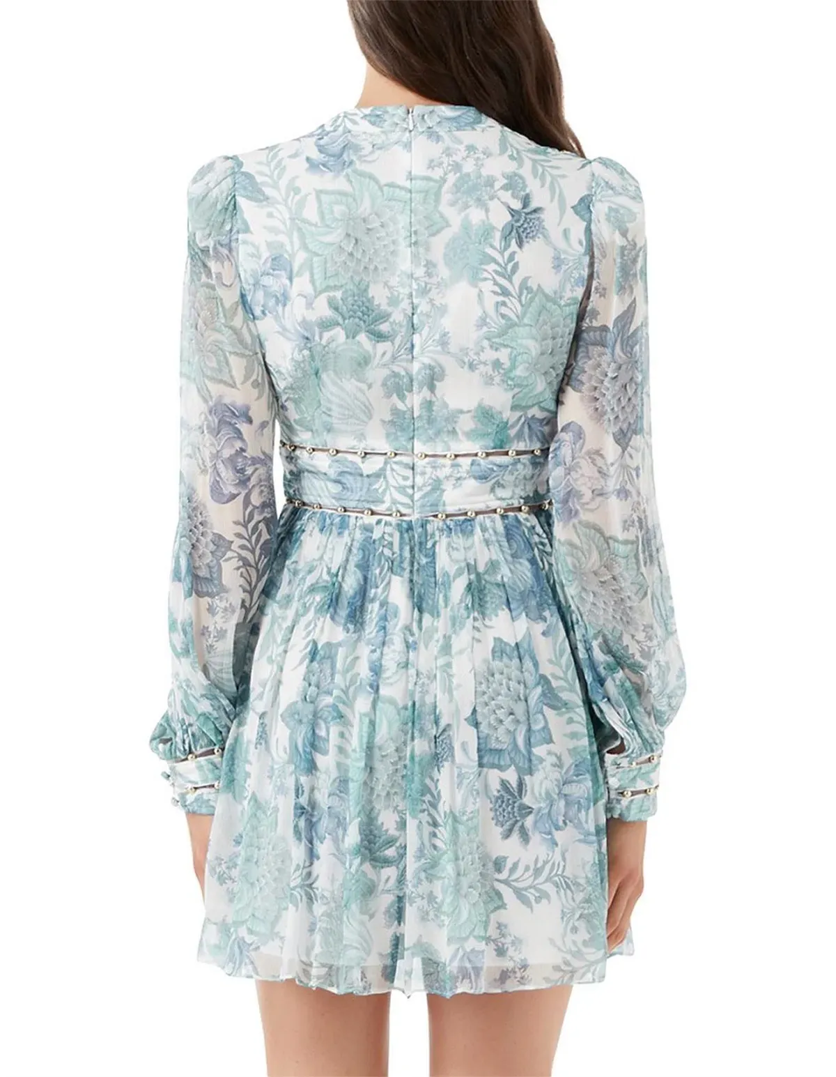 Thurley Cleo Dress Blue Size 8 - Image 2