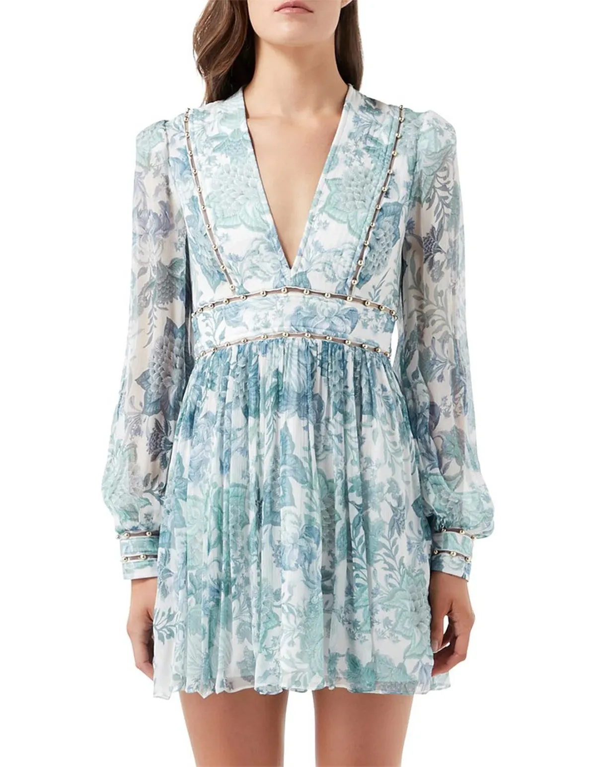 Thurley Cleo Dress Blue Size 8 - Image 1