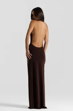 Natalie Rolt Winona Gown Espresso for rent on The Volte - image 3
