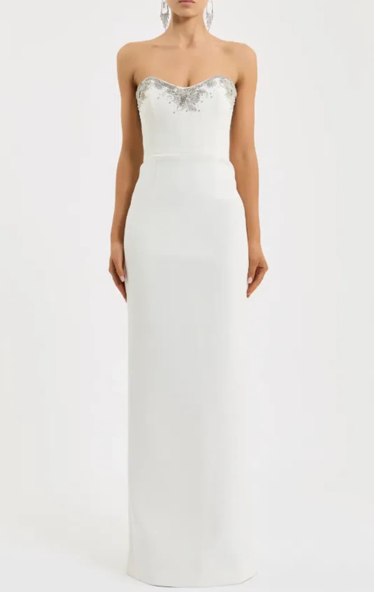 Rebecca Vallance Melva Strapless Gown Size 8 for rent on The Volte - main image