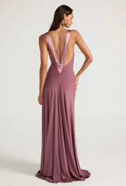 Ancegria, Rosa Gown, Mauve, maxi, size 8 for rent on The Volte - image 2