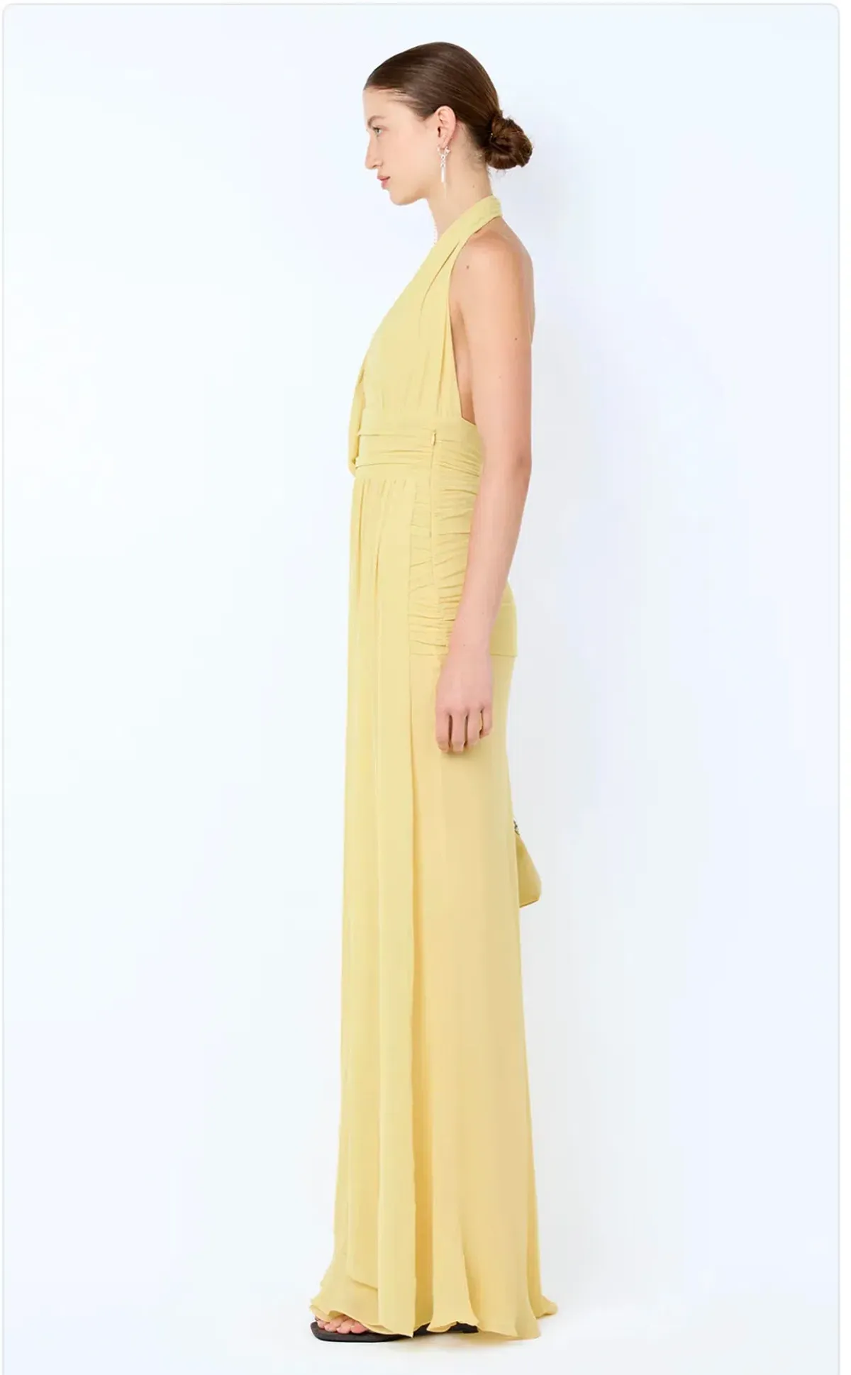 Bec & Bridge Cassis Drape Maxi Dress Size 10 - Image 2