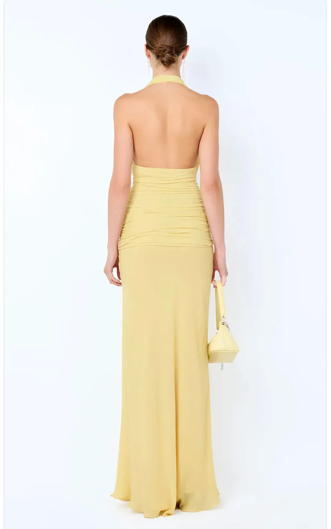 Bec & Bridge Cassis Drape Maxi Dress Size 10 for rent on The Volte - main image