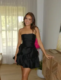 Aje daybreak mini dress black size 8 for rent on The Volte - image 1