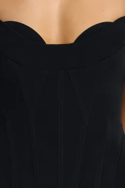 Acler Bankfield Maxi Dress Black 6 for rent on The Volte - image 2