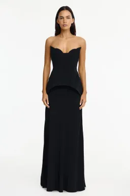 Acler Bankfield Maxi Dress Black 8 for rent on The Volte - image 4