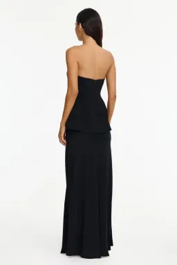 Acler Bankfield Maxi Dress Black 10 for rent on The Volte - image 2