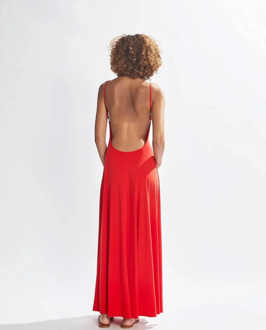 One Mile the Label Sammy Maxi Dress Red Size AU 8 for rent on The Volte - main image