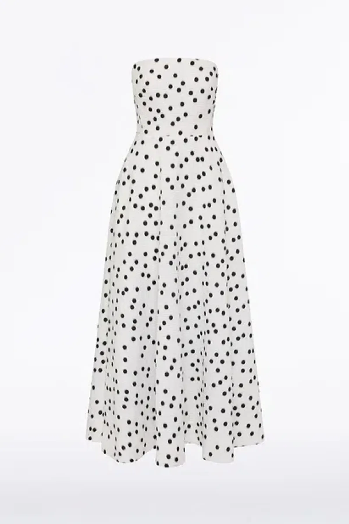 Jacquard A-Line Strapless Gown by Carla Zampatti Size 8 - Image 6