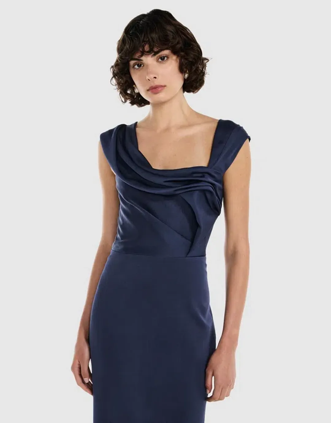 Sculpted Drape Dress by Manning Cartell Size 8 for rent on The Volte - main image