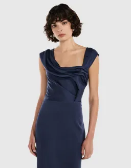 Sculpted Drape Dress by Manning Cartell Size 8 for rent on The Volte - image 3