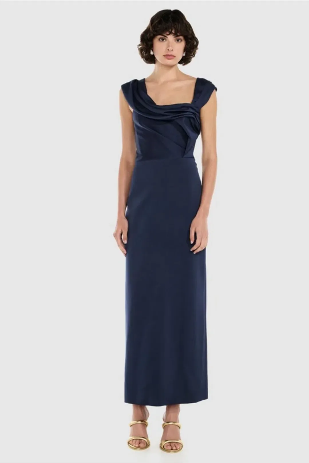 Sculpted Drape Dress by Manning Cartell Size 8 for rent on The Volte - main image