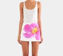 Venroy Beaded Silk Mini Skirt for rent on The Volte - image 1