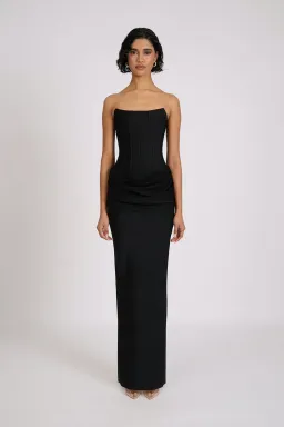 Eliya The label Hilda Gown size 12 / L Black for rent on The Volte - image 1