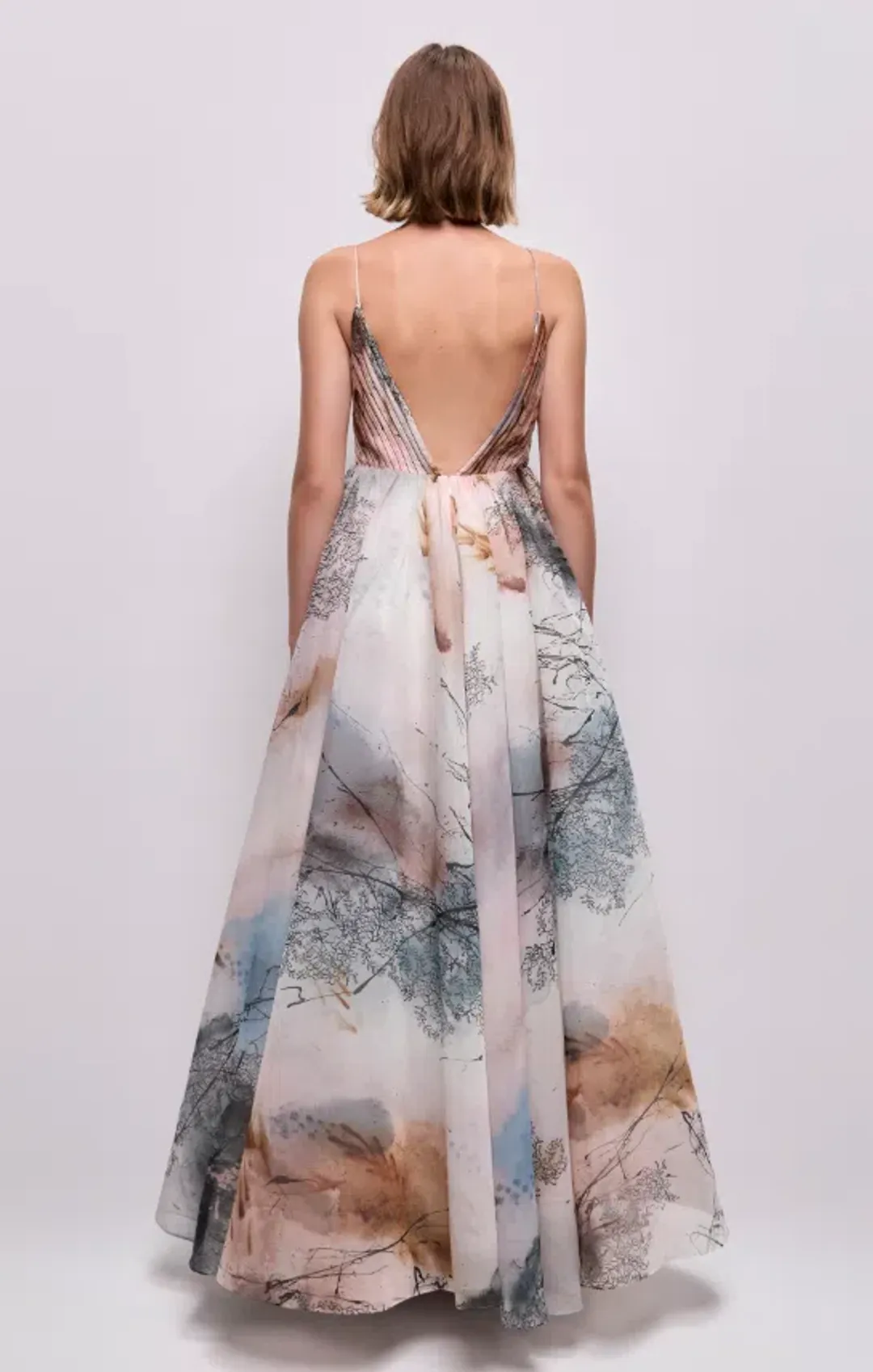 AJE Avery Gown Aria natura Size 8 for rent on The Volte - main image