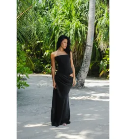 Hntr The Label Huxley Gown in Black Size XS/AU6 for rent on The Volte - image 1
