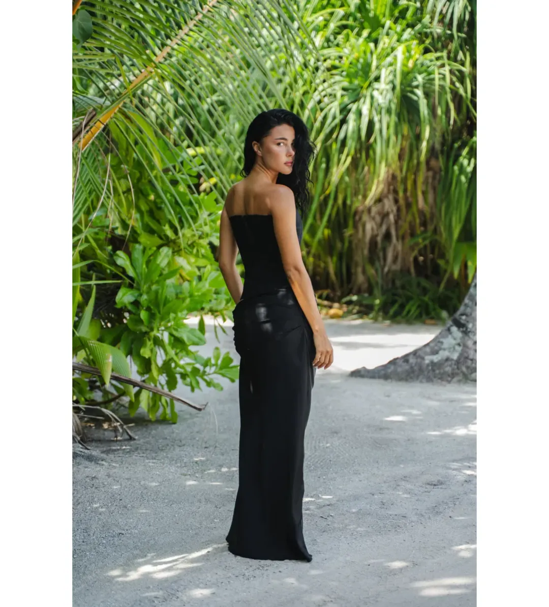 Hntr The Label Huxley Gown in Black Size M/AU10 for rent on The Volte - main image