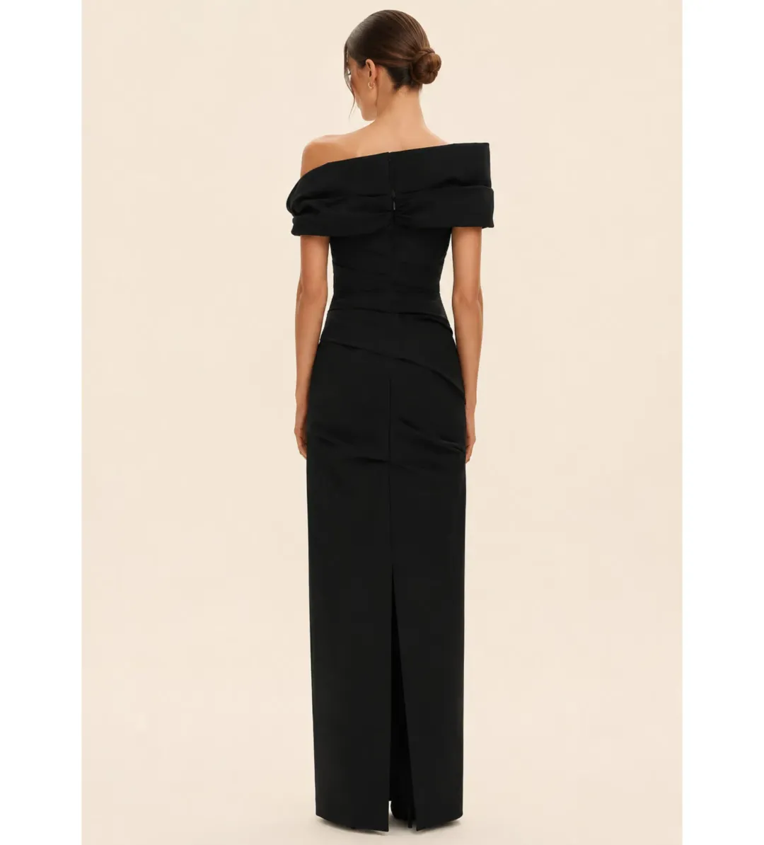 Rachel Gilbert Monique Maxi Dress Gown in Black Size 4 /AU 14 for rent on The Volte - main image